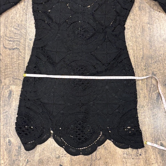 The Vintage Shop Black Lace Long Sleeve Dress - Picture 9 of 10